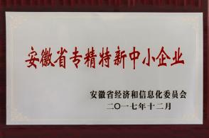 安徽省專精特新中小企業